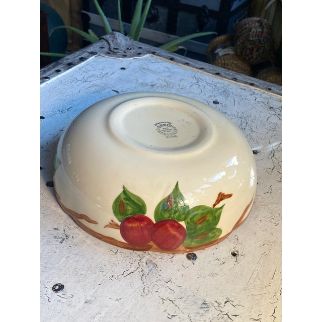 1980s Franciscan Apple Serving Bowl, Usa For Sale - Image 10 of 11