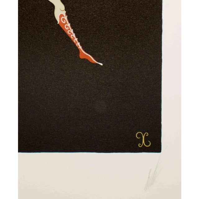 Hand signed and numbered. Limited edition of 350 prints. from the suite “Alphabet”. Excellent condition....