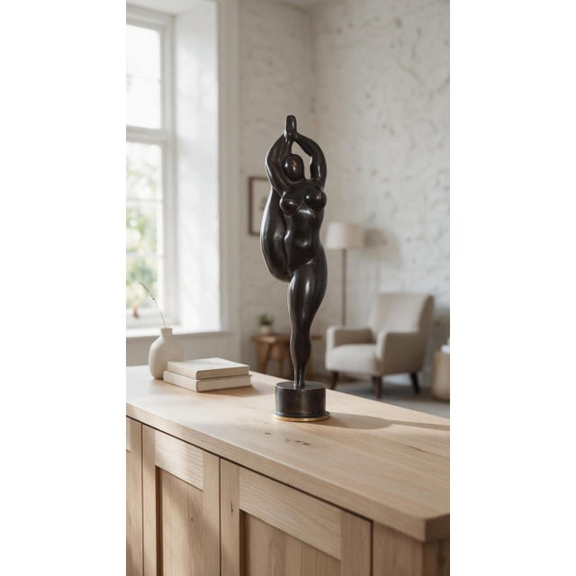 2010s "Balance" · Contemporary Bronze Sculpture For Sale - Image 5 of 5