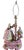 Large Mid-Century D. Poloniato Capodimonte Porcelain Table Lamp Courting Couple Harp For Sale - Image 9 of 18