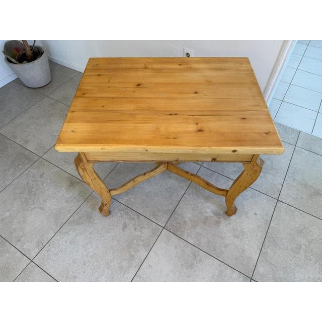 Biedermeier Farmhouse Table in Wood For Sale - Image 11 of 13