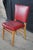 Mid 20th Century Louis Rastetter & Sons 'The Solid Kumfort' Red Leather Folding Chair For Sale - Image 4 of 15