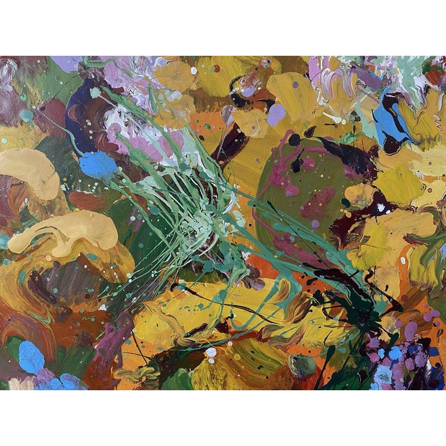 Oil Painting Sunny Flowers Oksana Ivanyuk For Sale - Image 4 of 9