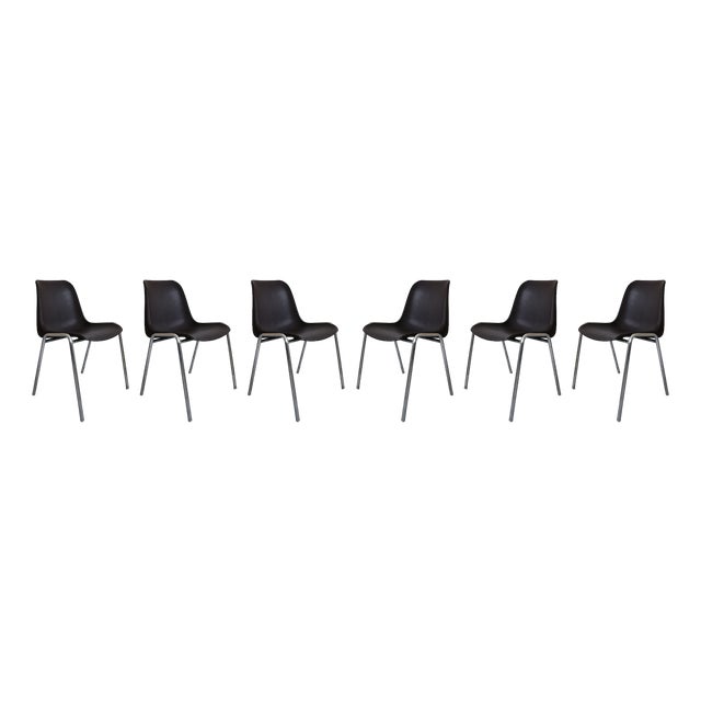 Model Europa Chair by Helmut Starke, 1974, Set of 6 For Sale