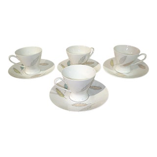 1960s Mid Century Modern Rosenthal Continental Tea Set, 8 Pieces For Sale