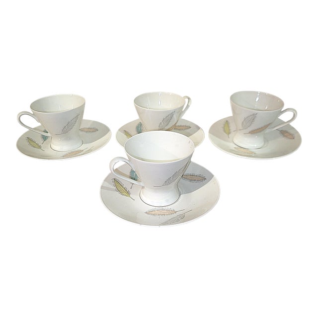 1960s Mid Century Modern Rosenthal Continental Tea Set, 8 Pieces For Sale