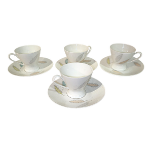 1960s Mid Century Modern Rosenthal Continental Tea Set, 8 Pieces