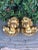 Italian Vintage Mid 20th Century Italian Gold Gilt Wood Cherubs Angel Puttis - A Pair For Sale - Image 3 of 10
