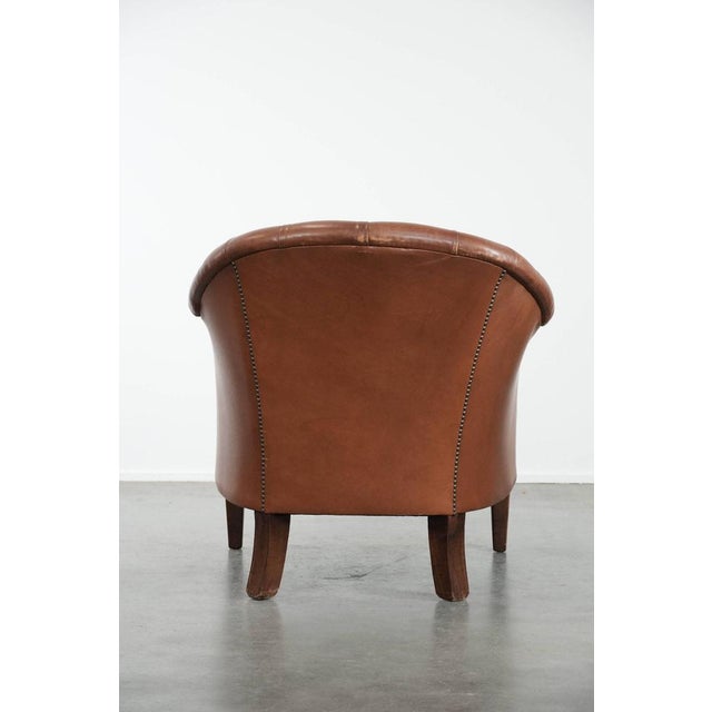 Chesterfield Club Chair in Leather For Sale - Image 4 of 14