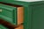 Wood Thomasville French Regency Louis XVI Green Lacquered Dresser or Credenza, Newly Refinished For Sale - Image 7 of 13