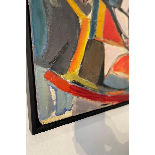 Sergio Piccoli, Untitled, 1970s, Acrylic Painting, Framed For Sale - Image 6 of 9