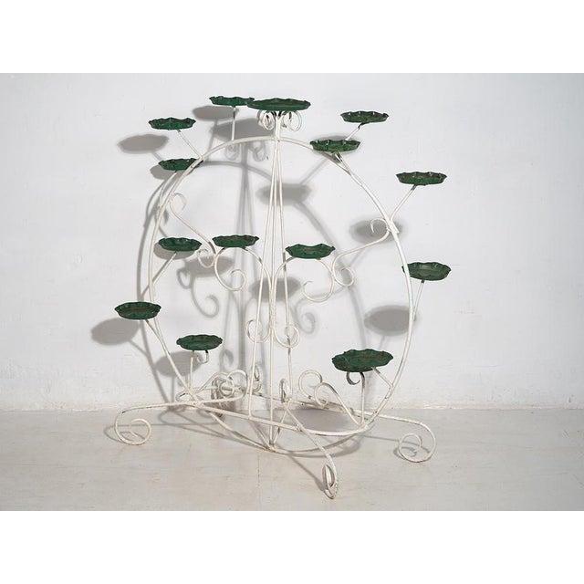 Vintage Wrought Garden Flowerpot, 1920 For Sale - Image 11 of 13
