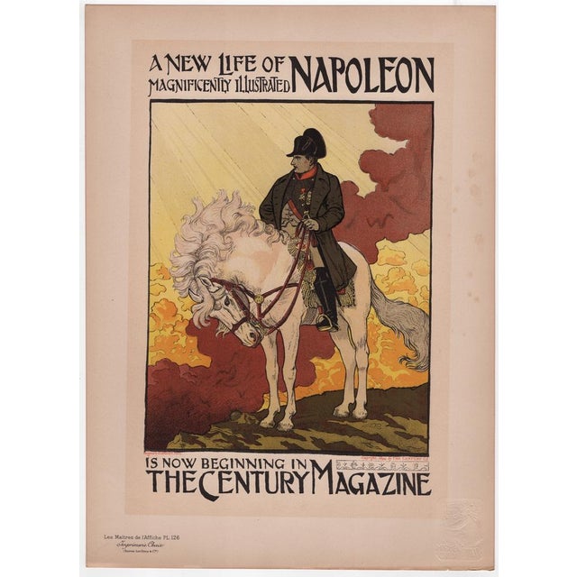 Eugène Grasset (1845-1917) Napoleon Year of ideation: 1894 Year: 1898 Lithograph on wove paper Publisher: Chaix Size: 40 x...