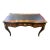 Mid 20th Century Leather Top 3 Drawer Wood and Ormalu Trim Desk For Sale