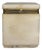 Vintage White Stone Alabaster Trinket Box With Brass Shell Clasp, Jewelry Box, Square Stone Hinged Casket, Hollywood Regency Vanity Decor For Sale