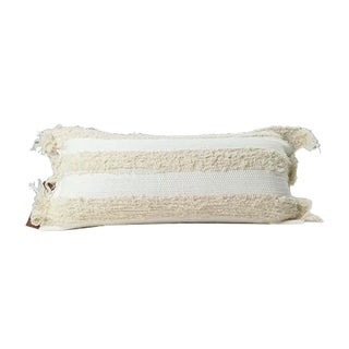 Natural Furry Blend Pillow by R & U Atelier For Sale