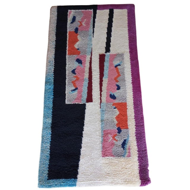 Vintage Italian Razionalismi Rug, 1990s For Sale - Image 12 of 15