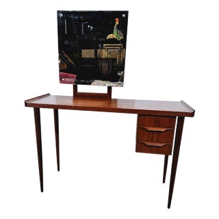 Teak Dressing Table by Gunnar Nielsen for Tibergaard, Denmark, 1960s For Sale