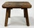 Handmade Primitive Style Wooden Stool For Sale - Image 4 of 7