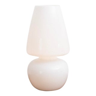 Large Italian Glass Table Lamp by VeArt For Sale