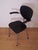 Mid-Century Modern Chrome and Black Leathette Office Chair, 1950s For Sale - Image 3 of 8