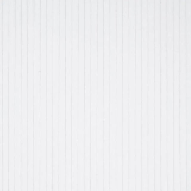 Schumacher Corduroy Wyatt Fabric in Winter White For Sale