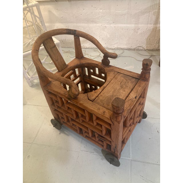 Asian Ming Dynasty Child’s Safety Chair For Sale - Image 3 of 10