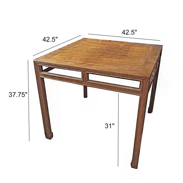 Late 20th Century Asian Wood High-Top Table For Sale - Image 10 of 10