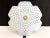 Moe Light Mid Century Frosted Glass Flower Flush Light For Sale - Image 4 of 18
