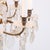 Antique Crystal Chandelier in Gilt Bronze with Louvre Style Decorations, 1920s For Sale - Image 11 of 14