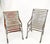 Heavy Antique Wrought Iron Outdoor Chairs His & Hers For Sale - Image 16 of 18