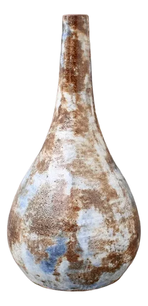 Small Mid-Century Ceramic Flower Vase by Alexandre Kostanda, 1960s