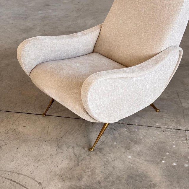 Italian Lounge Chairs attributed to Gigi Radice for Minotti, 1950s, Set of 2 For Sale - Image 6 of 17