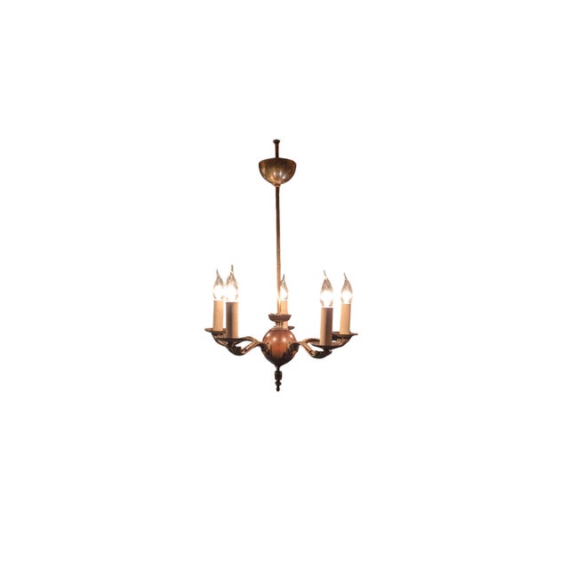 Chandelier by Paavo Tynell for Oy Taito Ab, 1930s For Sale - Image 13 of 13