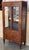 Late 20th Century Louis XVI Style Showcase Vitrine in Walnut with Geometrical Marquetry For Sale - Image 4 of 18