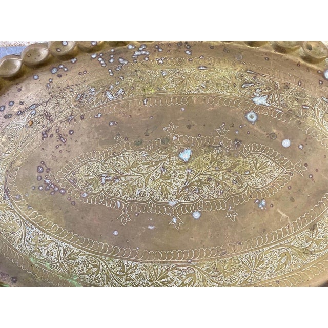 Vintage Mid Century Moroccan Turkish Coffee Tea Table For Sale - Image 9 of 10