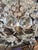 French Vintage Bagues Maison Style Beaded Crystal Chandelier For Sale - Image 3 of 11