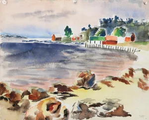 Eve Nethercott, Maine (P6.41), Watercolor on Paper