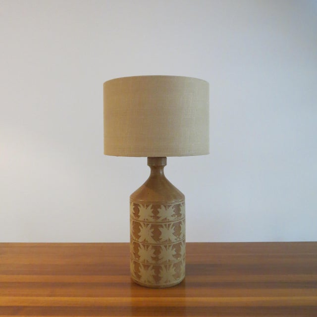 Vintage Pottery Table Lamp by John Virando of Richmond Hill, 1970s For Sale - Image 12 of 12