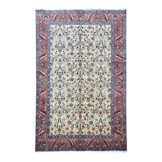Vintage Persian Tabriz Wool Rug 7’7” X 10’11” For Sale