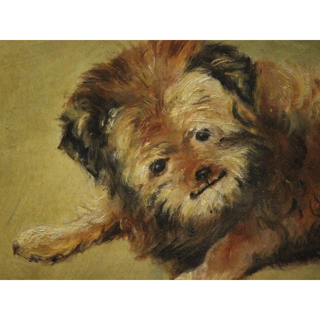 Traditional "Trio of Terrier Puppies" For Sale - Image 3 of 5