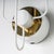 Metal Hallogeen Wall Lights in White Metal with Brass and Glass by J. Kalmar, 1970, Set of 2 For Sale - Image 7 of 17