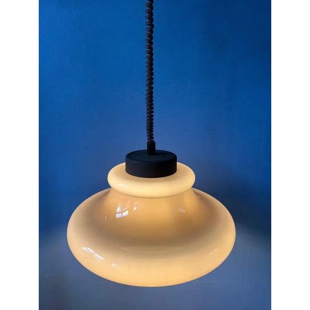 Mid-Century Mushroom Pendant Lamp from Herda For Sale - Image 6 of 11