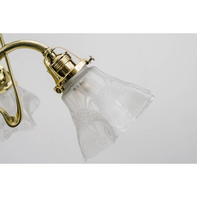 Art Noveau Chandelier, 1908 For Sale - Image 9 of 13