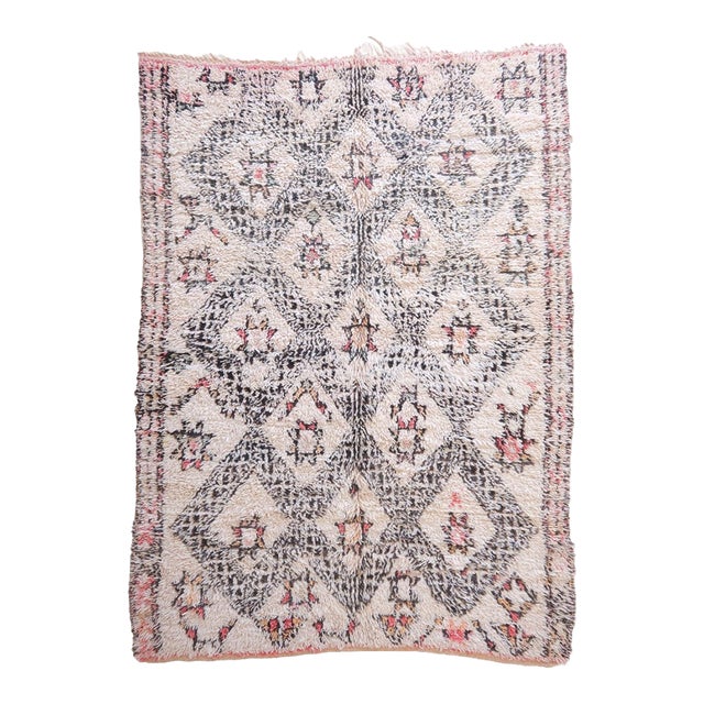Vintage Marmoucha Rug - 8.7 X 5.9 Ft For Sale