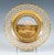 Porcelain picture plate with a finely painted polychrome veduta: In the mirror view of the Viennese summer palace...