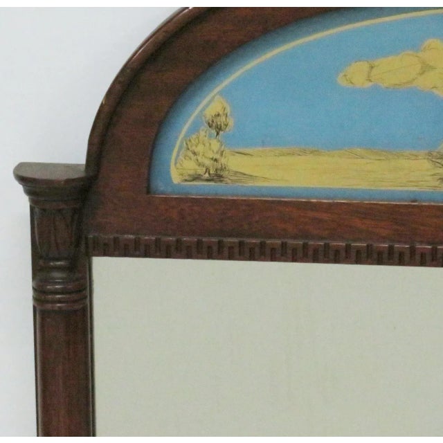 Empire Style Trumeau Mirror For Sale - Image 5 of 6