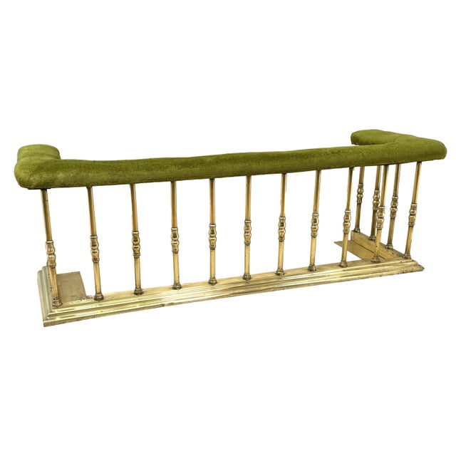 Large Brass Club Fender, 1860s For Sale - Image 3 of 13