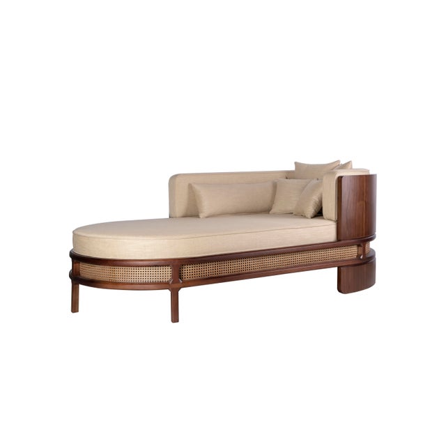Brooks Chaise Longue by Wood Tailors Club For Sale - Image 11 of 11
