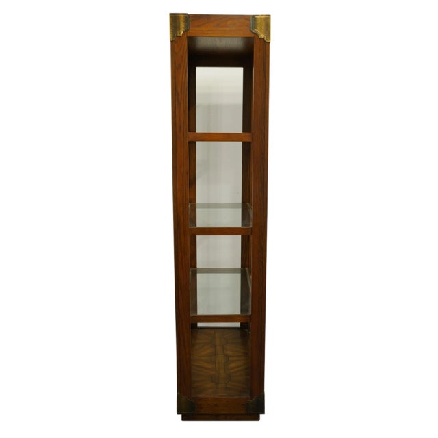 Late 20th Century Kroehler Centurian Collection Rustic Americana Style 32" Open Bookcase Etagere T121-97 For Sale - Image 5 of 9